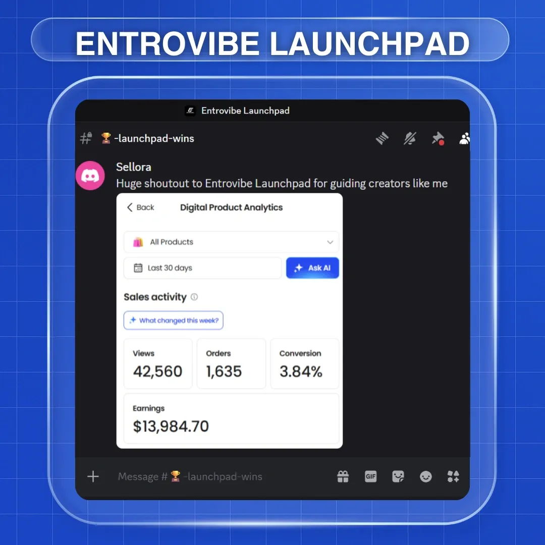Entrovibe Launchpad member win